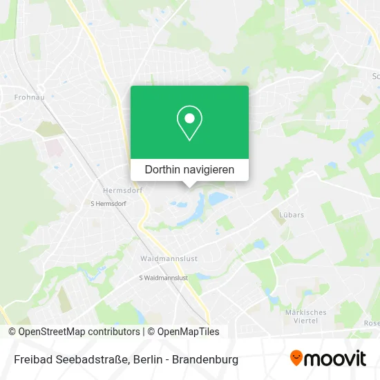 Freibad Seebadstraße Karte