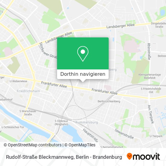 Rudolf-Straße Bleckmannweg Karte