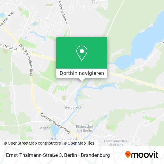 Ernst-Thälmann-Straße 3 Karte
