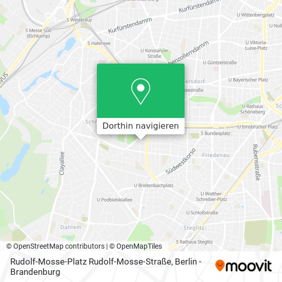 Rudolf-Mosse-Platz Rudolf-Mosse-Straße Karte