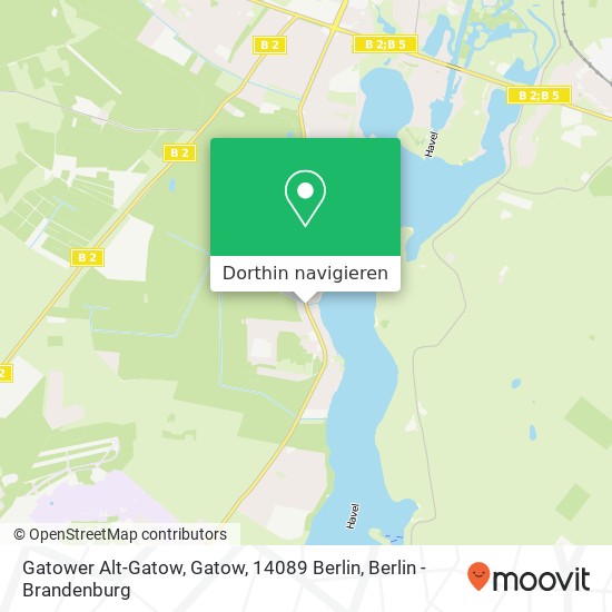 Gatower Alt-Gatow, Gatow, 14089 Berlin Karte