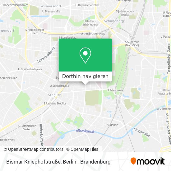 Bismar Kniephofstraße Karte