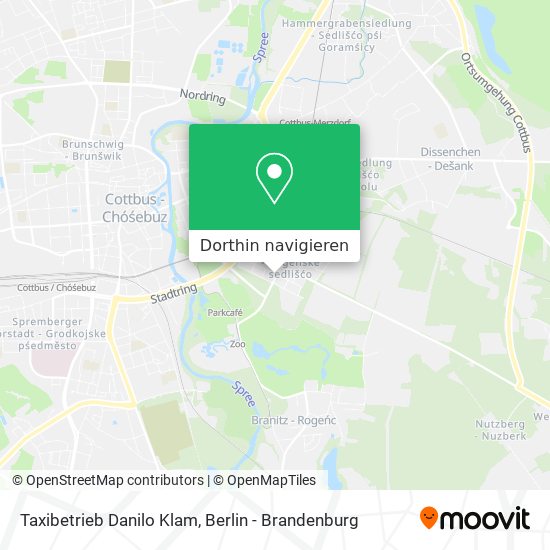 Taxibetrieb Danilo Klam Karte
