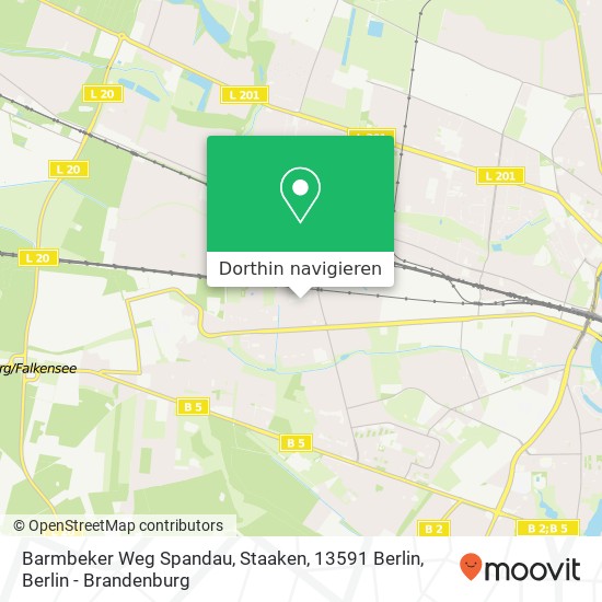 Barmbeker Weg Spandau, Staaken, 13591 Berlin Karte