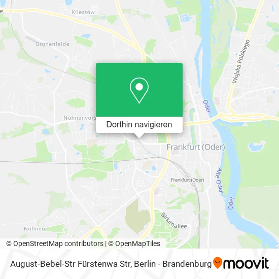 August-Bebel-Str Fürstenwa Str Karte