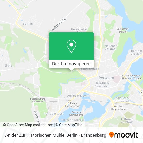 An der Zur Historischen Mühle Karte