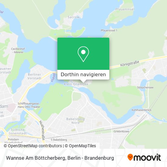 Wannse Am Böttcherberg Karte