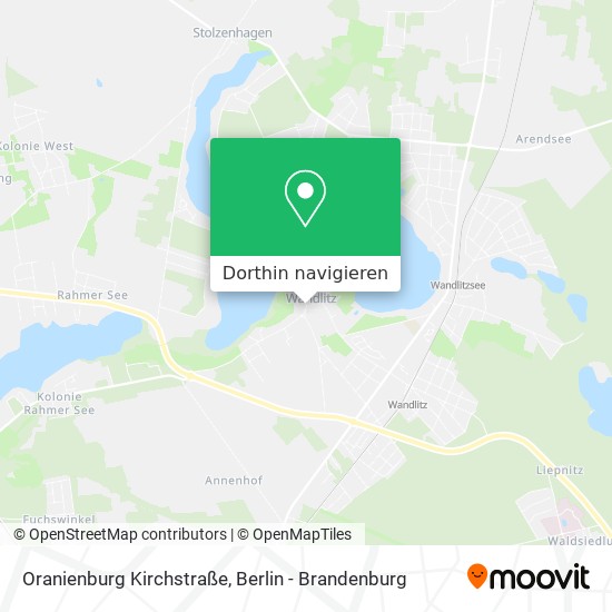 Oranienburg Kirchstraße Karte