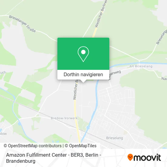 Amazon Fulfillment Center - BER3 Karte