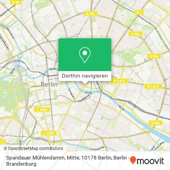 Spandauer Mühlendamm, Mitte, 10178 Berlin Karte