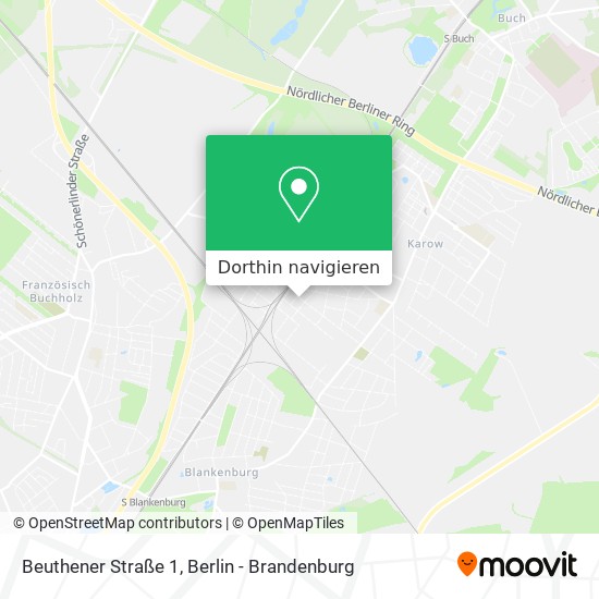 Beuthener Straße 1 Karte