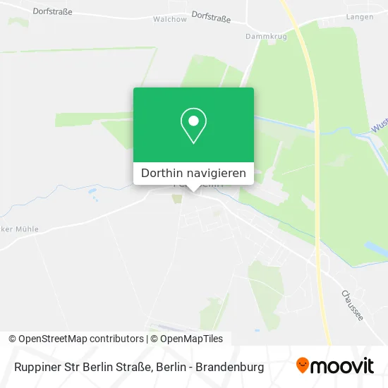 Ruppiner Str Berlin Straße Karte