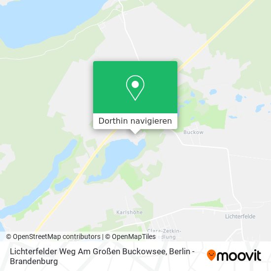 Lichterfelder Weg Am Großen Buckowsee Karte