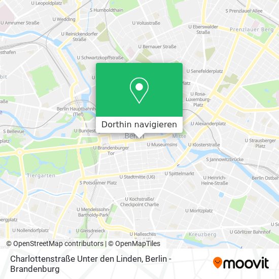 Charlottenstraße Unter den Linden Karte