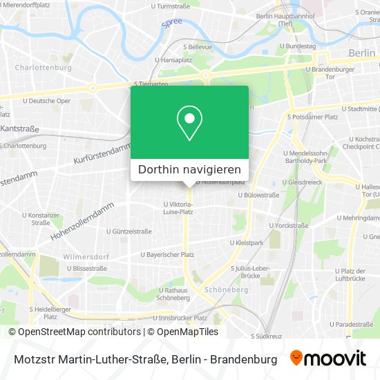 Motzstr Martin-Luther-Straße Karte