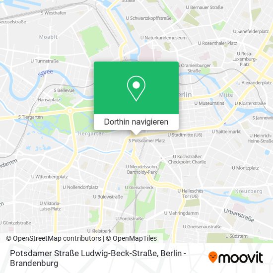 Potsdamer Straße Ludwig-Beck-Straße Karte