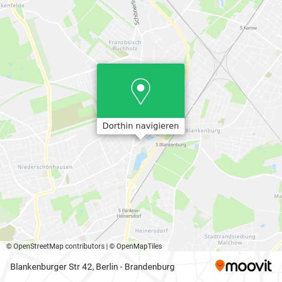 Blankenburger Str 42 Karte