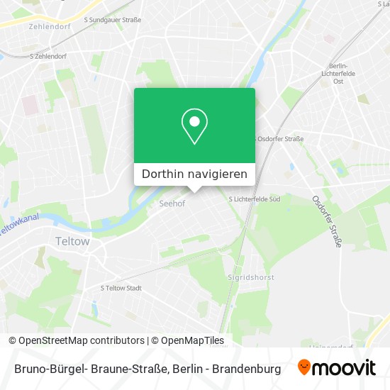 Bruno-Bürgel- Braune-Straße Karte