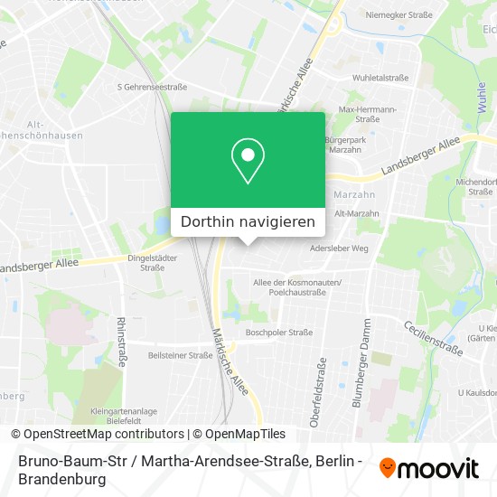 Bruno-Baum-Str / Martha-Arendsee-Straße Karte
