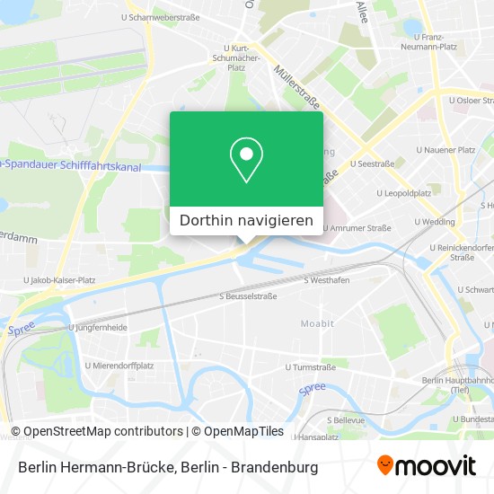 Berlin Hermann-Brücke Karte