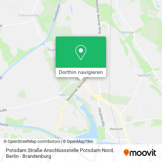 Potsdam Straße Anschlussstelle Potsdam-Nord Karte