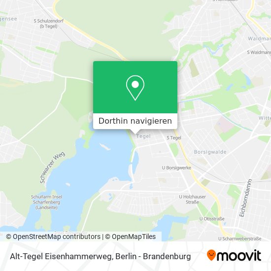 Alt-Tegel Eisenhammerweg Karte