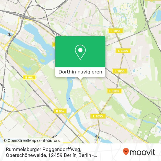 Rummelsburger Poggendorffweg, Oberschöneweide, 12459 Berlín Karte