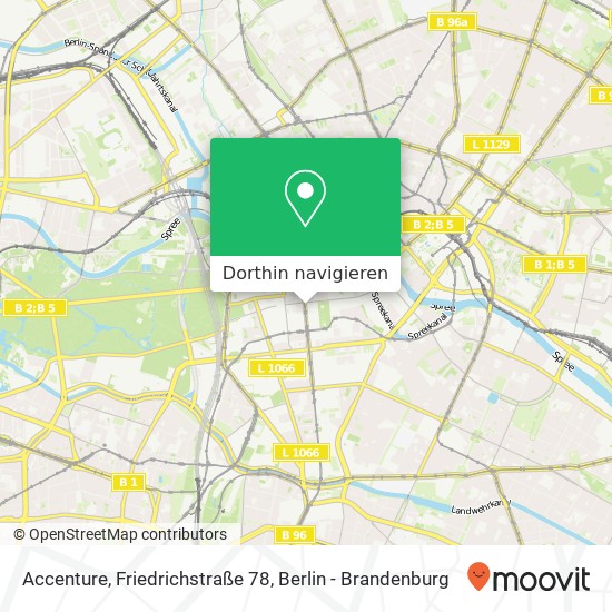 Accenture, Friedrichstraße 78 Karte