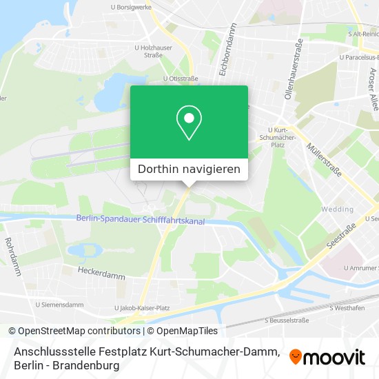 Anschlussstelle Festplatz Kurt-Schumacher-Damm Karte
