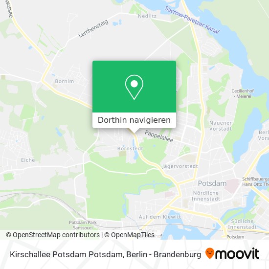 Kirschallee Potsdam Potsdam Karte