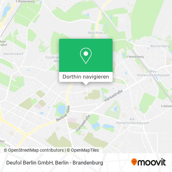 Deufol Berlin GmbH Karte