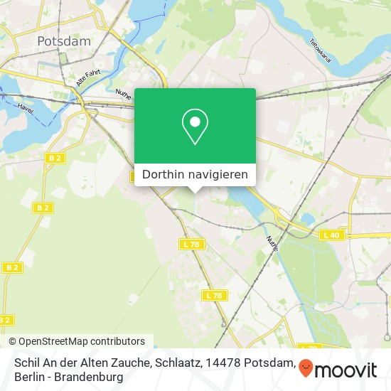 Schil An der Alten Zauche, Schlaatz, 14478 Potsdam Karte