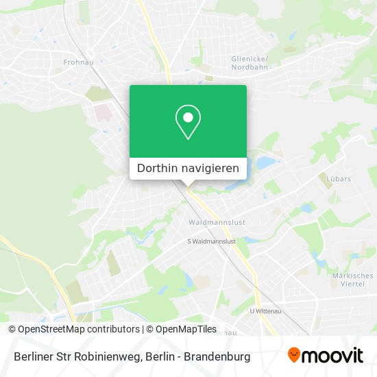 Berliner Str Robinienweg Karte