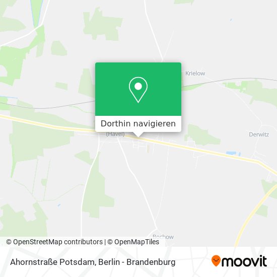 Ahornstraße Potsdam Karte