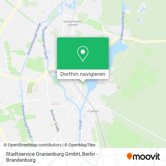 Stadtservice Oranienburg GmbH Karte