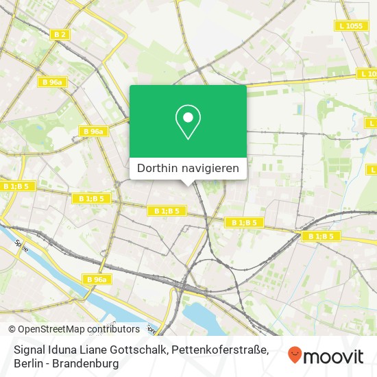 Signal Iduna Liane Gottschalk, Pettenkoferstraße Karte