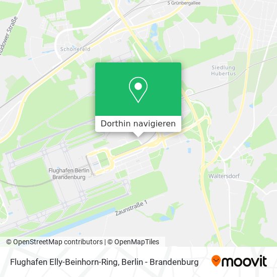 Flughafen Elly-Beinhorn-Ring Karte