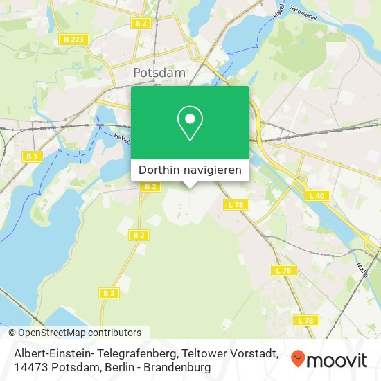 Albert-Einstein- Telegrafenberg, Teltower Vorstadt, 14473 Potsdam Karte