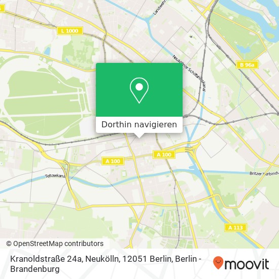 Kranoldstraße 24a, Neukölln, 12051 Berlin Karte