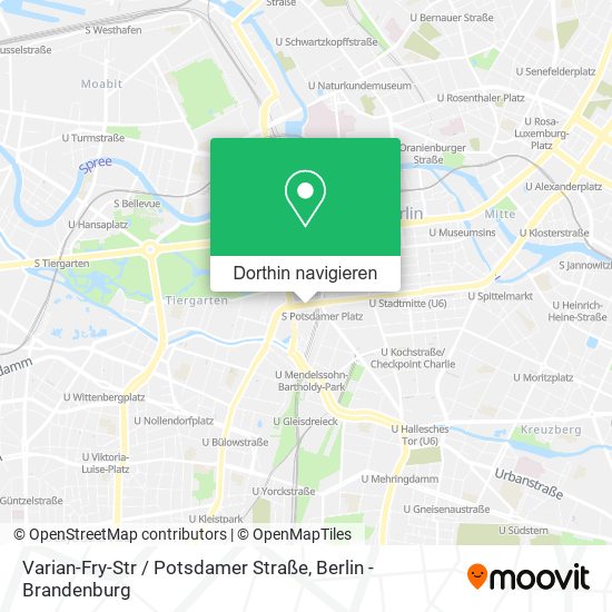 Varian-Fry-Str / Potsdamer Straße Karte