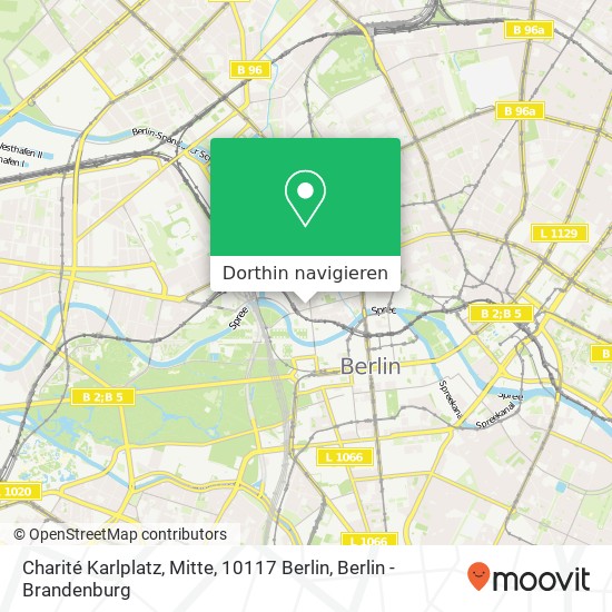 Charité Karlplatz, Mitte, 10117 Berlin Karte