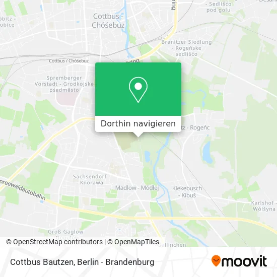 Cottbus Bautzen Karte