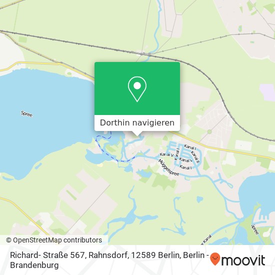 Richard- Straße 567, Rahnsdorf, 12589 Berlin Karte