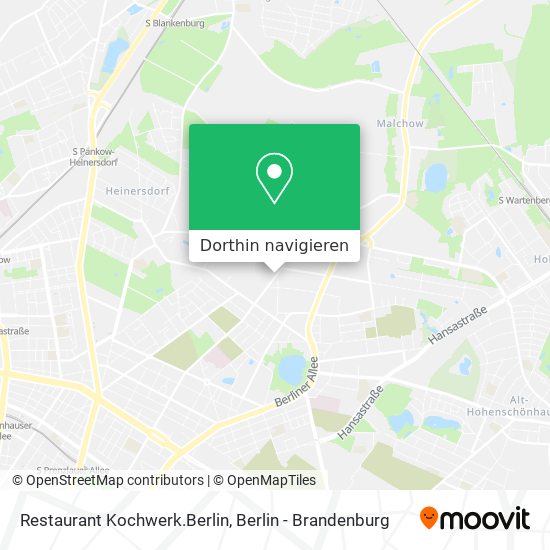 Restaurant Kochwerk.Berlin Karte