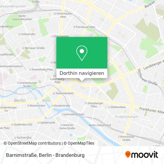 Barnimstraße Karte