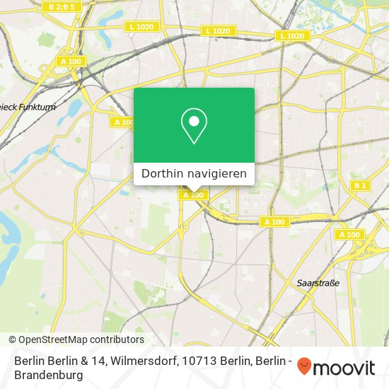 Berlin Berlin & 14, Wilmersdorf, 10713 Berlin Karte