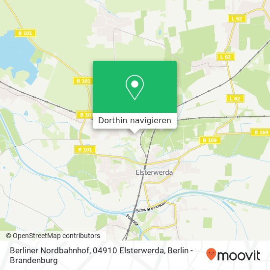 Berliner Nordbahnhof, 04910 Elsterwerda Karte