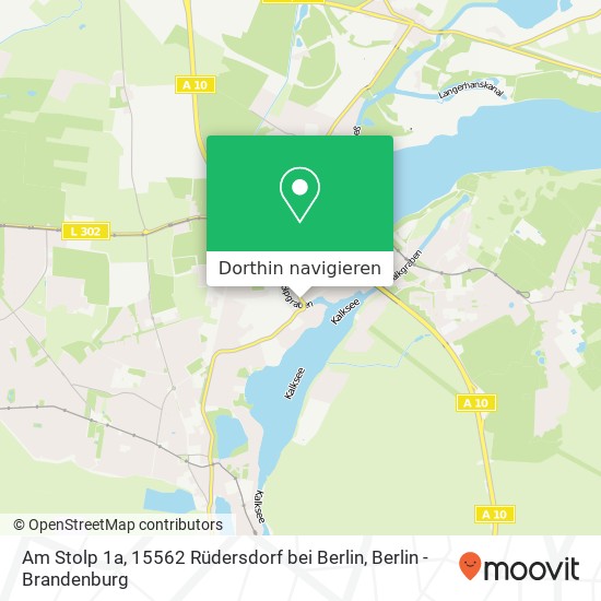 Am Stolp 1a, 15562 Rüdersdorf bei Berlin Karte