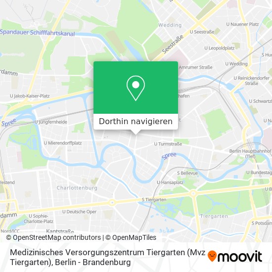 Medizinisches Versorgungszentrum Tiergarten (Mvz Tiergarten) Karte