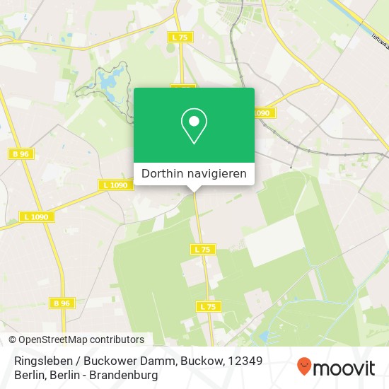 Ringsleben / Buckower Damm, Buckow, 12349 Berlin Karte